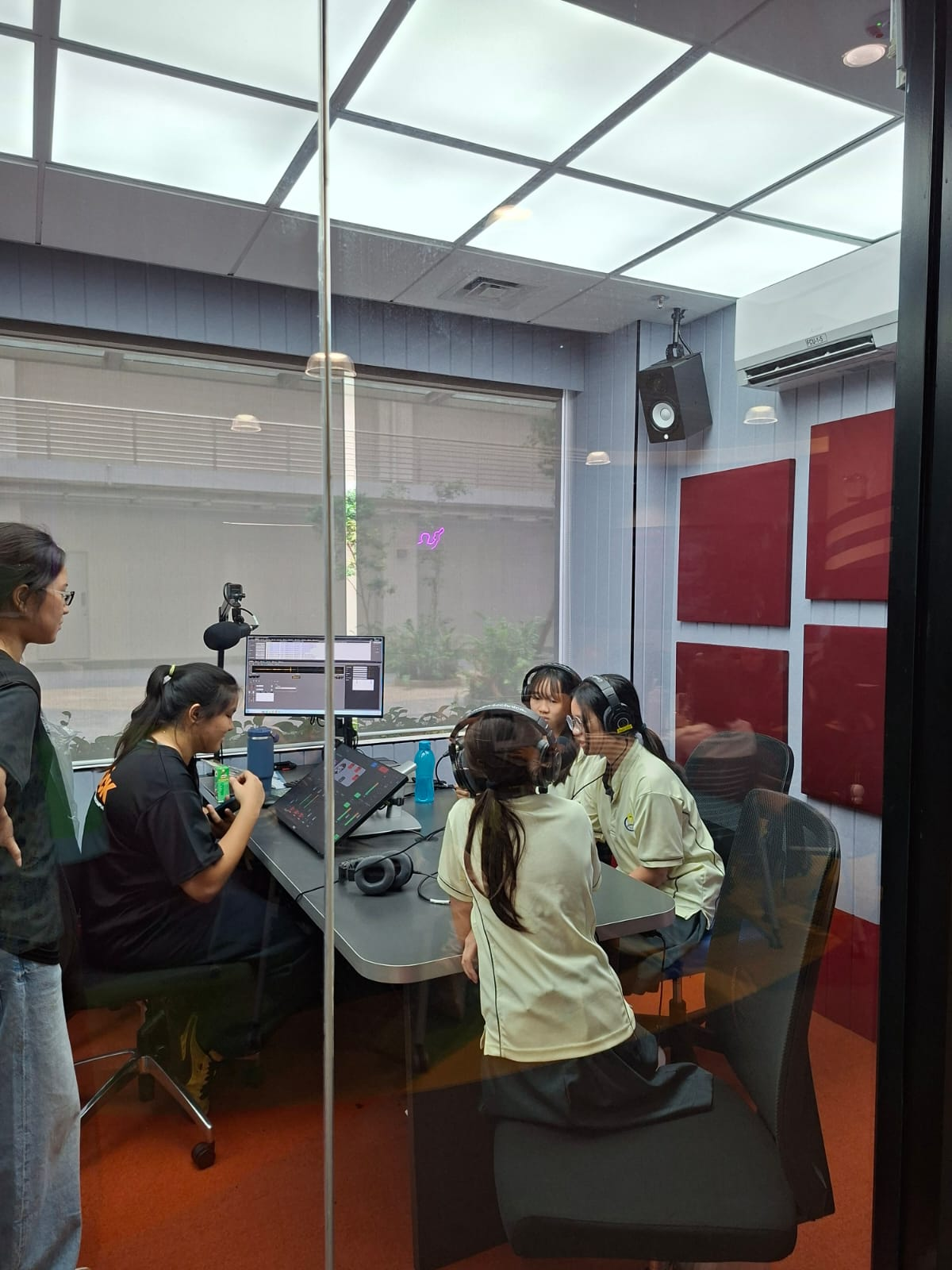 Students visited Ngee Ann Polytechnic's School of Film and Media Studies